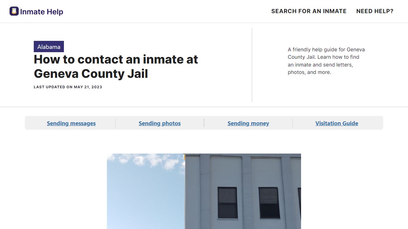 How to contact an inmate at Geneva County Jail - Inmate Help